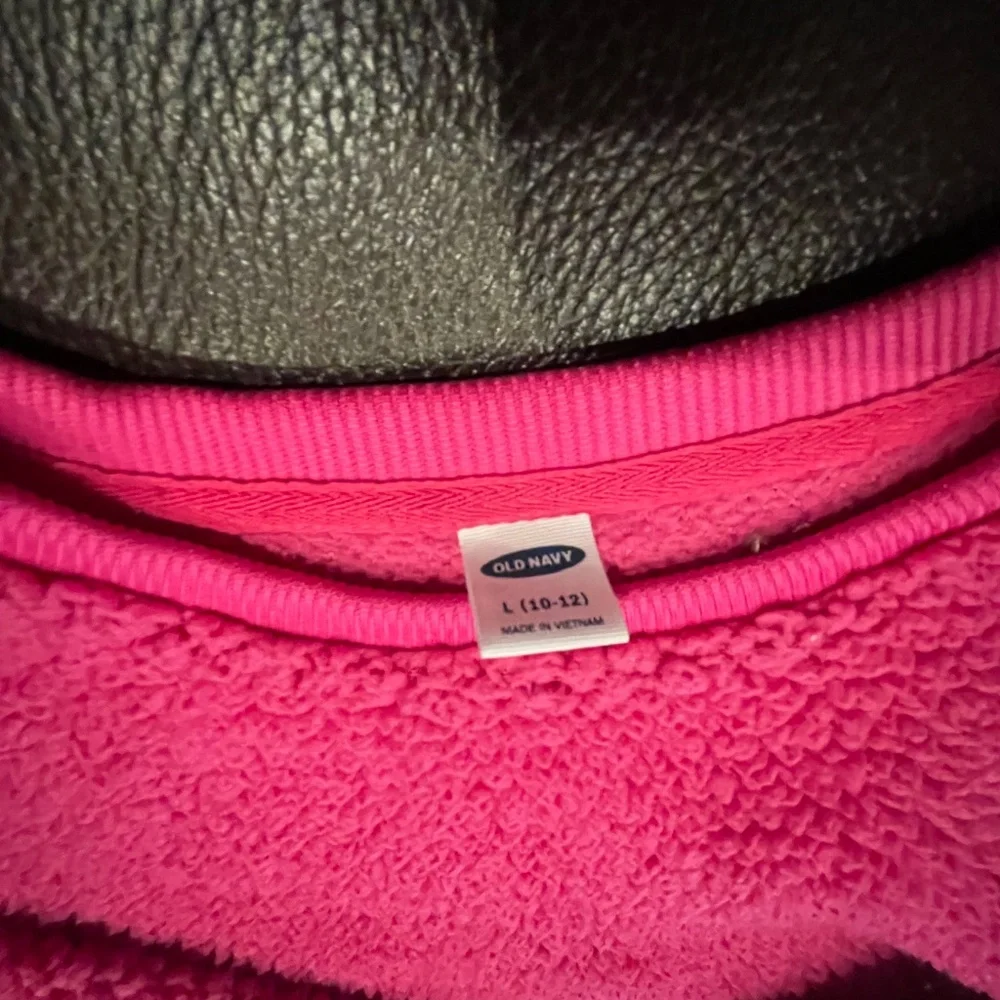 Old Navy Slouchy Sherpa Cropped Pullover for Girls
